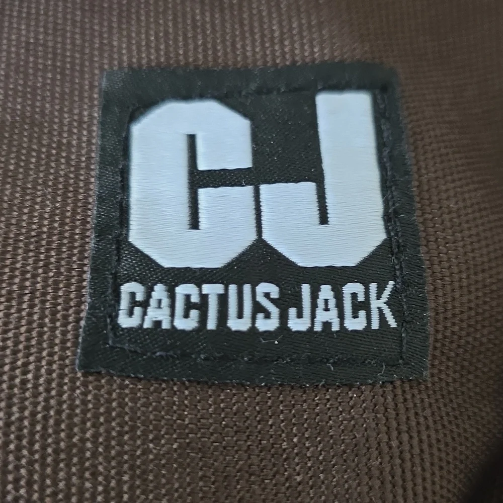 Cactus Jack Brown Backpack With Patches - Picture 2 of 4